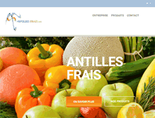 Tablet Screenshot of antillesfrais.com